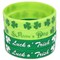74PCS St. Patrick's Day Shamrock Rubber Wristbands Bracelets - Party Favors Supplies Gifts Decorations